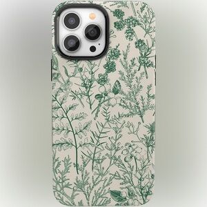 Casely iPhone 13 Pro Case - Sage Garden | Green Floral